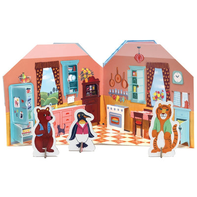 Koala Cozy Cottage Pop-Up Book/Playhouse - Eeboo - Lemon And Lavender Toronto