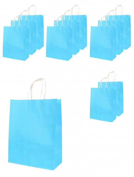 Kraft Bag in Assorted Colours-PRICE IS PER BAG - Lemon And Lavender Toronto