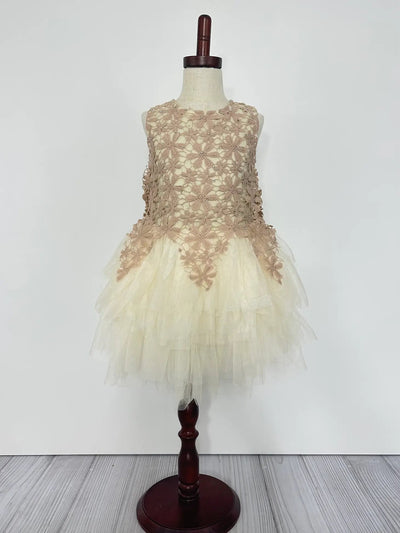 Lace & Tulle Stylish 👗 Dress - Lemon And Lavender Toronto