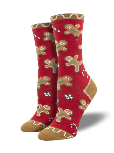 Ladies Christmas Gingerbread Socks - Lemon And Lavender Toronto