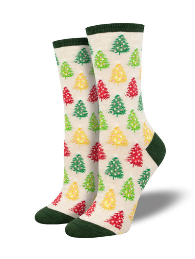 Ladies Christmas Tinsel Town Socks - Lemon And Lavender Toronto