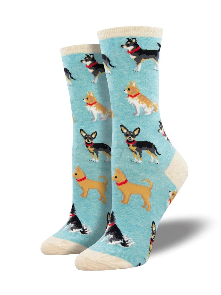 Ladies Doggy Socks - Lemon And Lavender Toronto