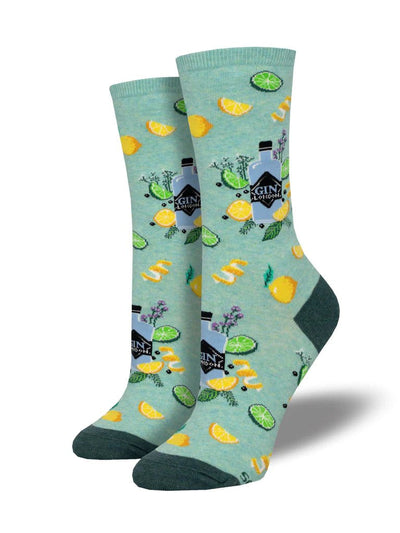 Ladies Gin it to win it Socks - Lemon And Lavender Toronto