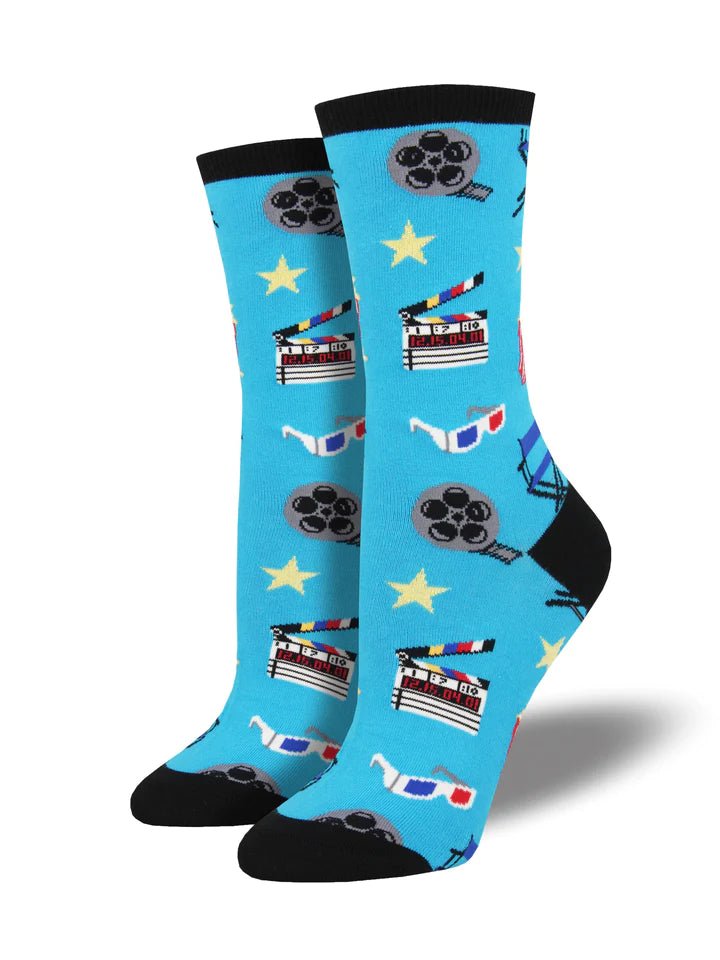 Ladies Movie Night Socks - Lemon And Lavender Toronto