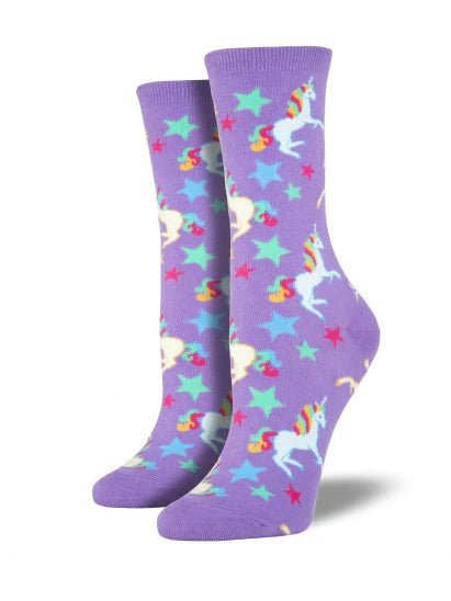 Ladies Unicorn Socks - Lemon And Lavender Toronto