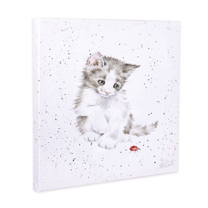 Ladybird (Kitten) Canvas - Lemon And Lavender Toronto