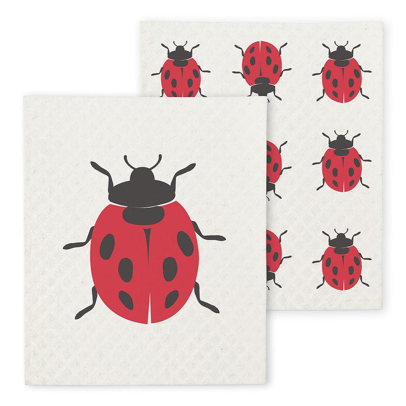 Ladybug- Dishcloths Set of 2 - Lemon And Lavender Toronto