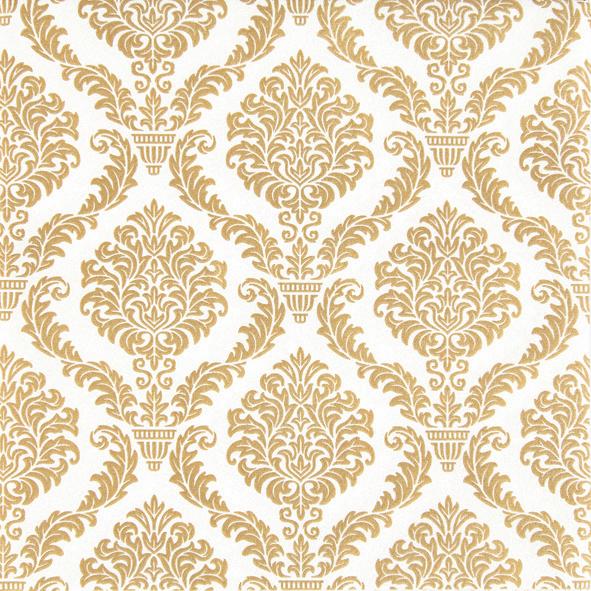 Large Dinner Size Napkins-Gold Damask - Lemon And Lavender Toronto