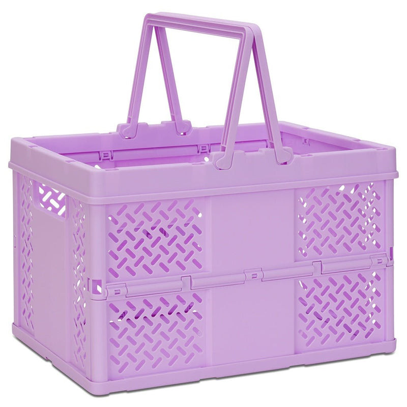 Large Lavender Foldable Storage Crate - Lemon And Lavender Toronto