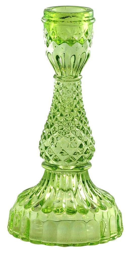 Large Lime Candlestick Holder - Lemon And Lavender Toronto