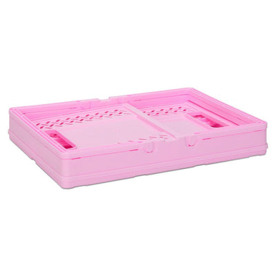 Large Pink Foldable Storage Crate - Lemon And Lavender Toronto