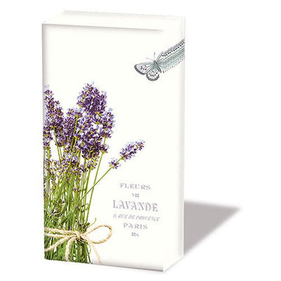 Lavender Bouquet Pocket Tissue - Lemon And Lavender Toronto