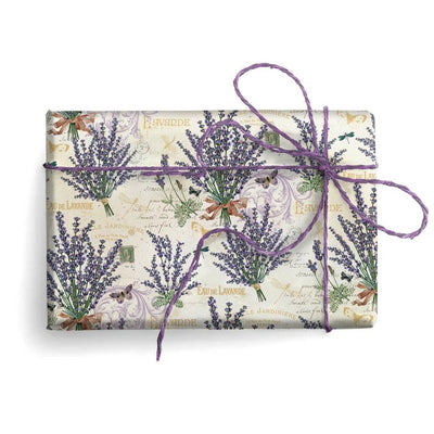Lavender Florentine Wrapping Paper sheet - Lemon And Lavender Toronto