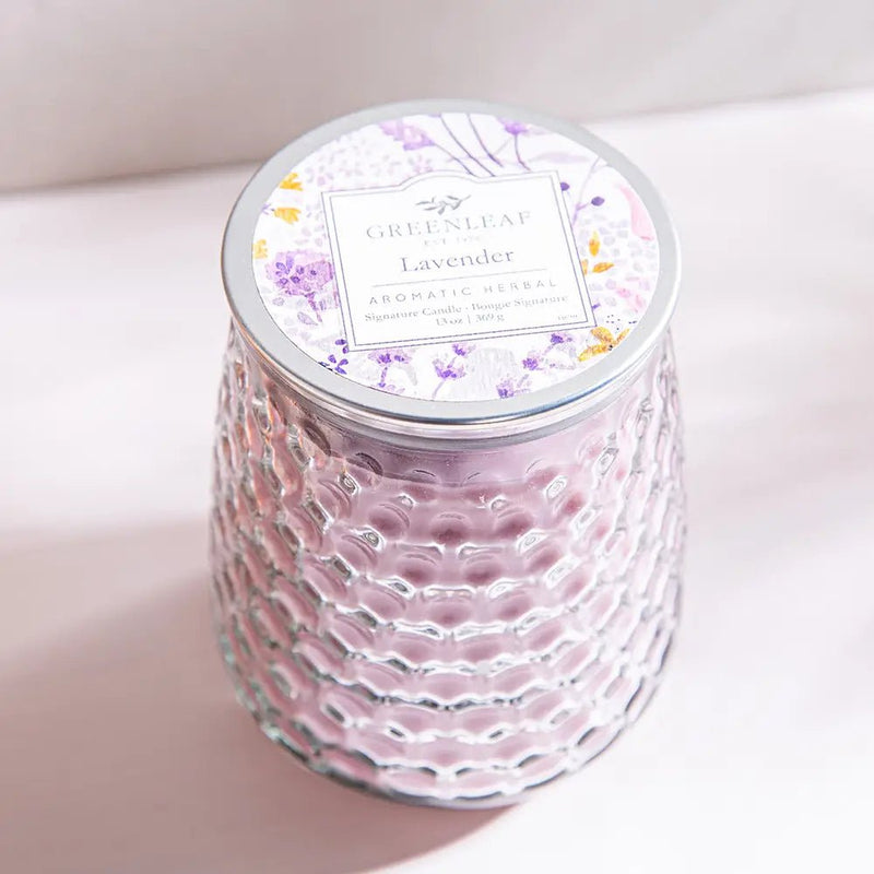 Lavender Glass Jar Candle 13oz - Lemon And Lavender Toronto