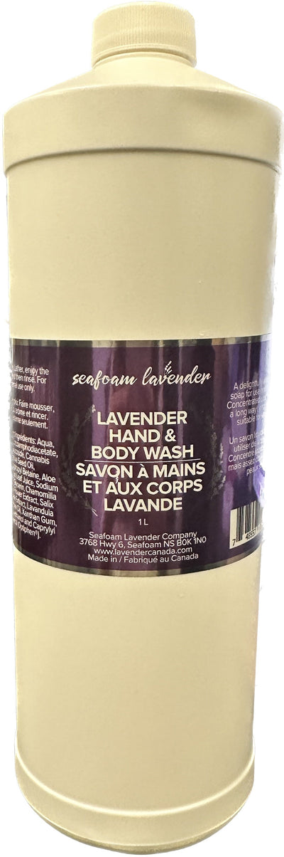Lavender Hand & Body Wash Refill 1L - Lemon And Lavender Toronto