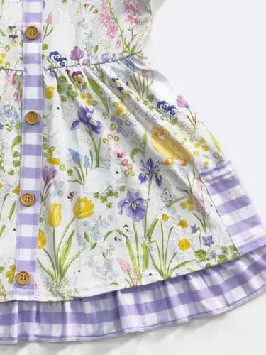Lavender Iris Blooms flower 🌸 Dress - Lemon And Lavender Toronto