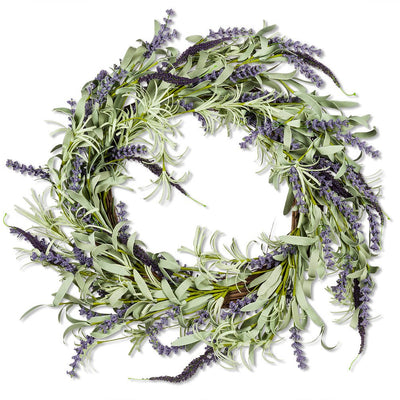 Lavender & Leaf Wreath - Lemon And Lavender Toronto