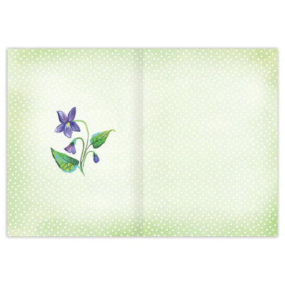 Lavender Moonflowers Thank You Card - Lemon And Lavender Toronto