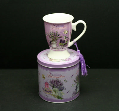 Lavender Mug in a Tin Box - Lemon And Lavender Toronto