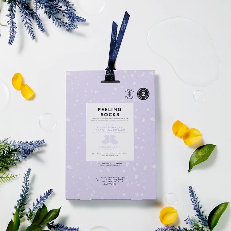 Lavender Peeling Sock Duo - Lemon And Lavender Toronto