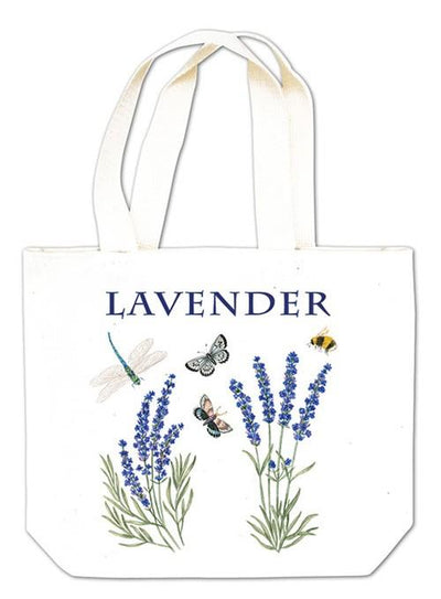 Lavender Print Small Tote Bag - Lemon And Lavender Toronto