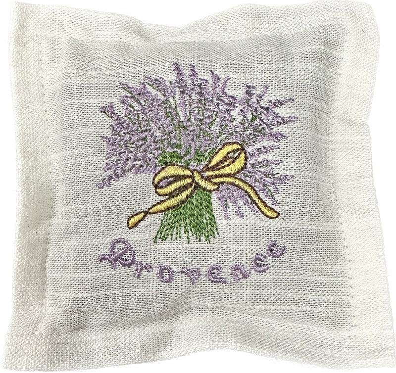 Lavender Sachet Embroidered from France - Lemon And Lavender Toronto