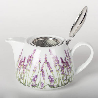 Lavender Teapot with Steel Filter - Lemon And Lavender Toronto