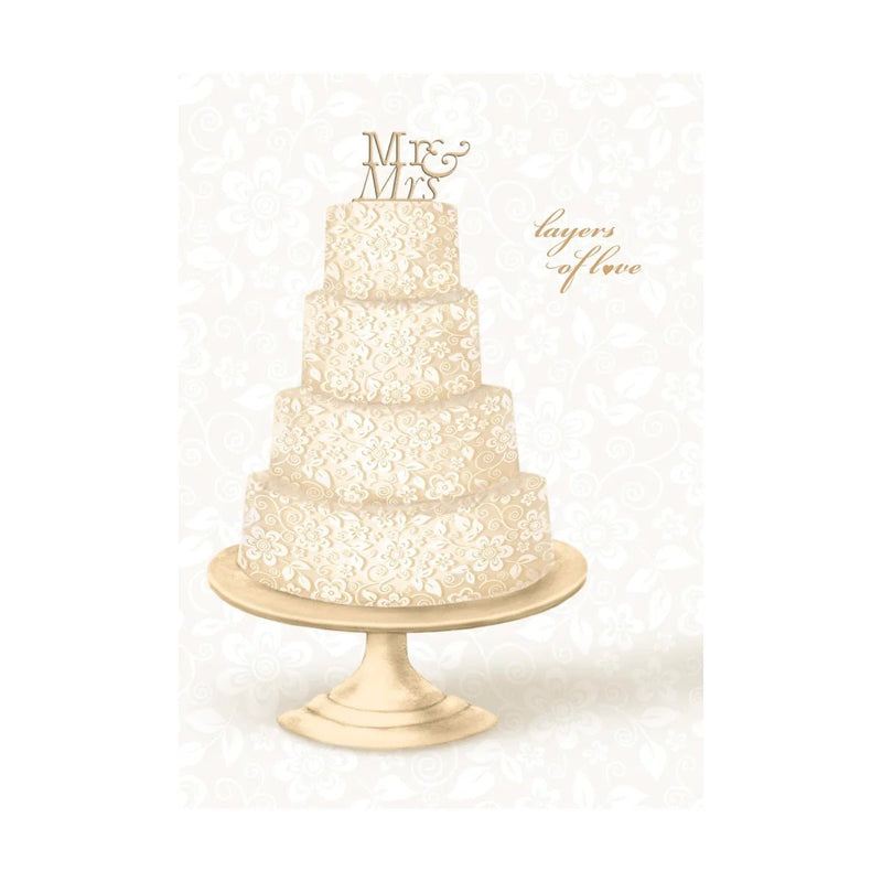 Layers Of Love Wedding Card - Lemon And Lavender Toronto