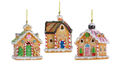 LED Gingerbread House Ornament - Sold Individually - Lemon And Lavender Toronto