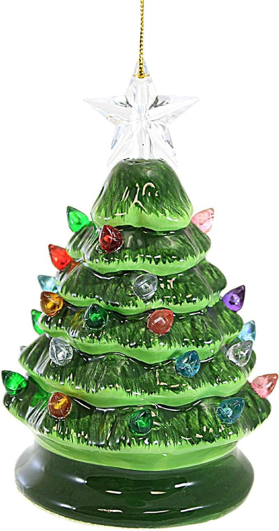 LED Green Vintage Tree Ornament - Lemon And Lavender Toronto