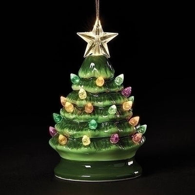 LED Green Vintage Tree Ornament - Lemon And Lavender Toronto
