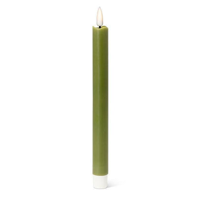 LED Taper Candle. Set of 2-Green - Lemon And Lavender Toronto