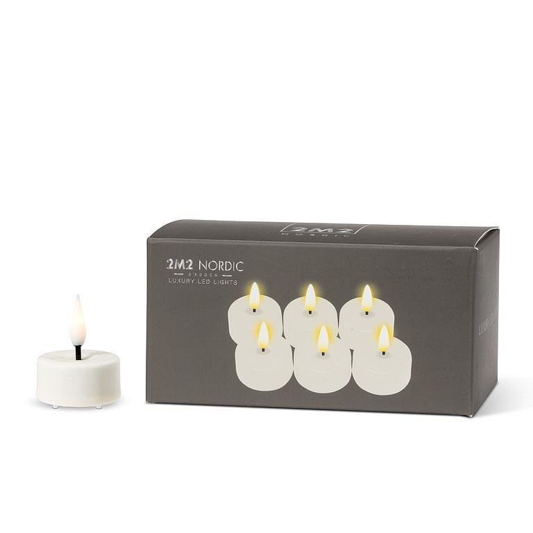 LED Tealight. Set of 6-Sand - Lemon And Lavender Toronto