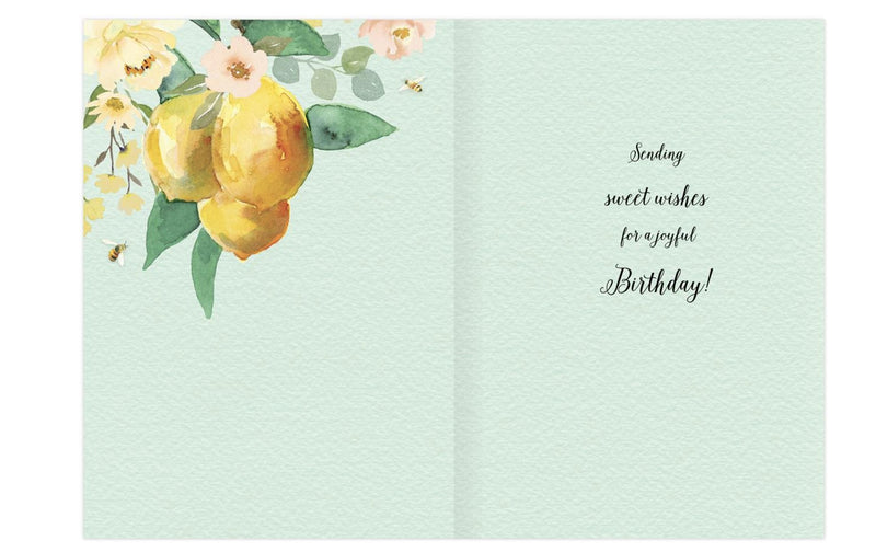 Lemon Birthday Card - Lemon And Lavender Toronto