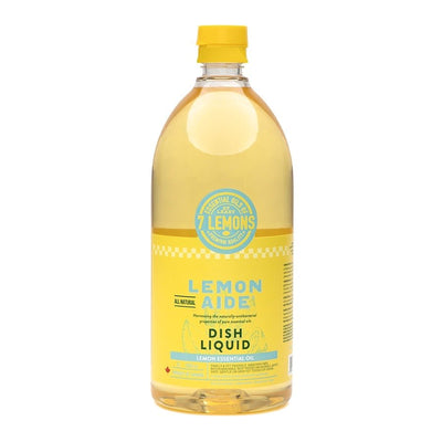 Lemon Dish Liquid 1L - Lemon Aide - Lemon And Lavender Toronto