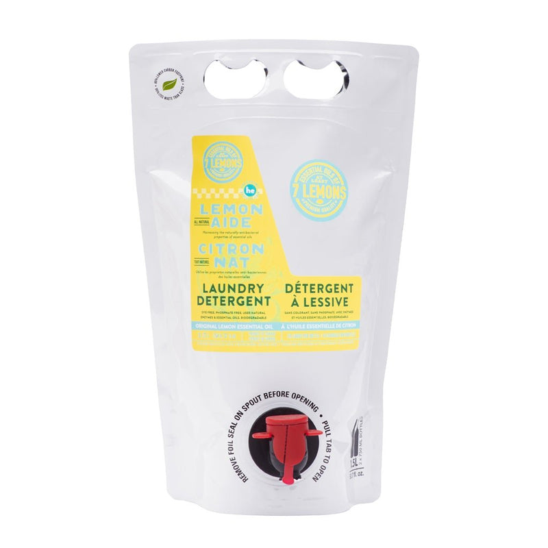 Lemon Laundry Detergent 1.5L - Lemon Aide - Lemon And Lavender Toronto