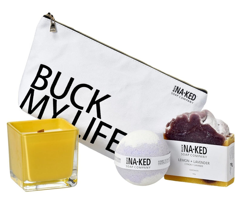 Lemon + Lavender Gift Set - Buck Naked Soap Company - Lemon And Lavender Toronto