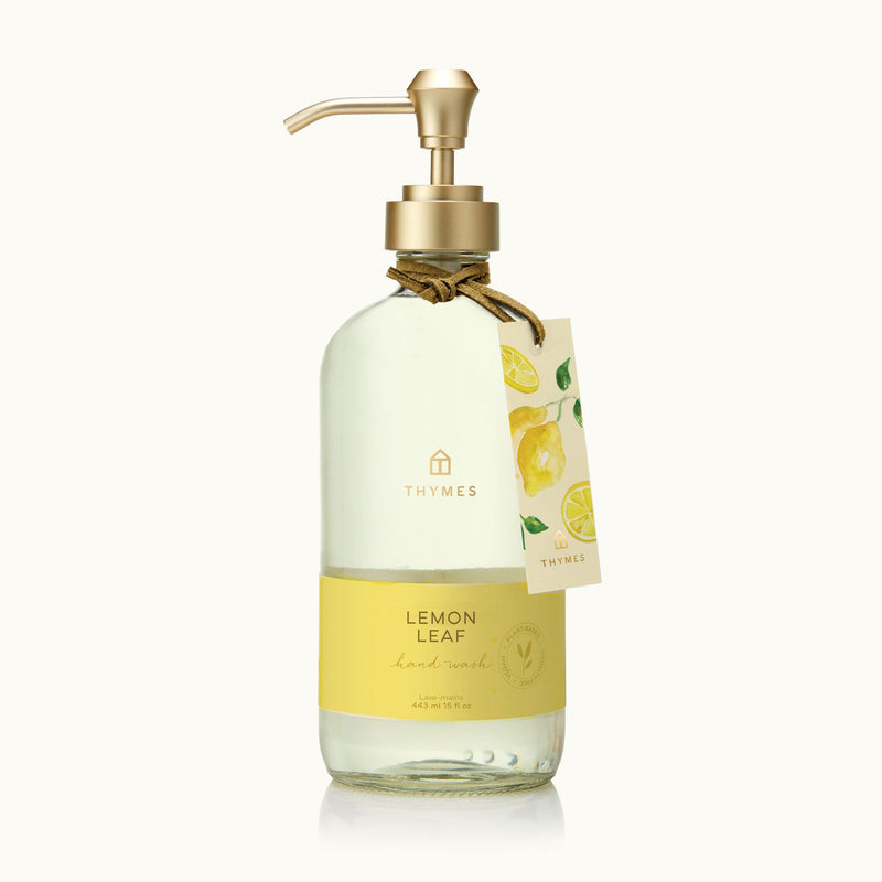 Lemon Leaf Thymes Hand Wash - Glass Bottle - Lemon And Lavender Toronto