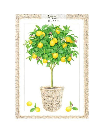 Lemon Topiary -Greeting Card - Lemon And Lavender Toronto