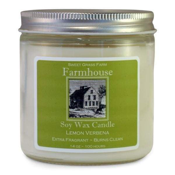 Lemon Verbena - 100 Hour Soy Wax Candle - Lemon And Lavender Toronto