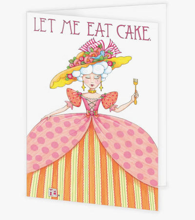 Let Me Eat Cake Greeting Card - Lemon And Lavender Toronto