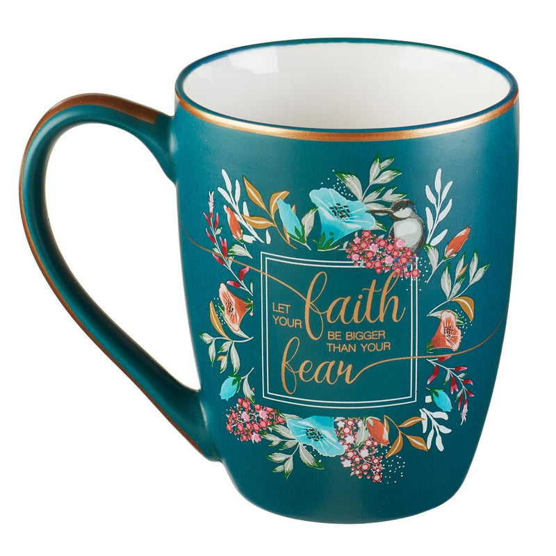 Let Your Faith Be Bigger than your Fear-Coffee Mug - Lemon And Lavender Toronto