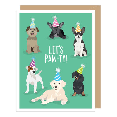 Let's" Paw-ty" - Birthday Card - Lemon And Lavender Toronto