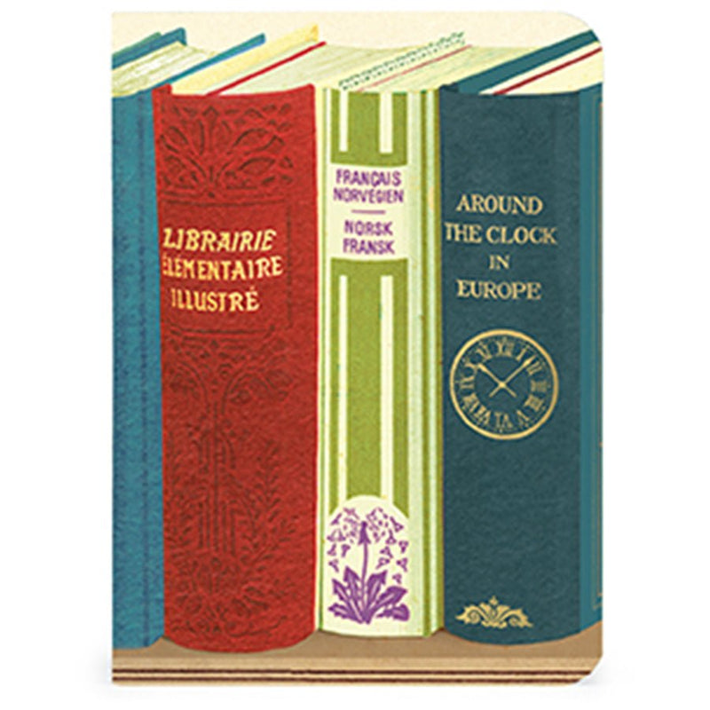 Library Books Mini Notebooks - 3 Mini Notebooks Cavallini - Lemon And Lavender Toronto