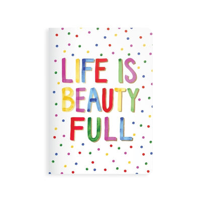 Life is Beautiful Notebook - OOLY - Lemon And Lavender Toronto