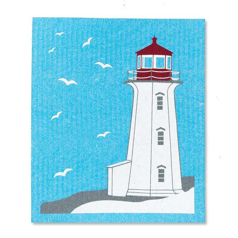 Lighthouses Dishcloths. Set of 2 - Lemon And Lavender Toronto