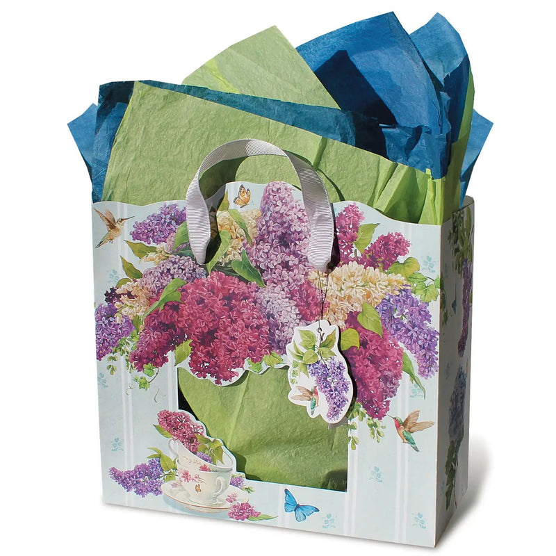 Lilacs & Tea Theme Large Gift Bag - Lemon And Lavender Toronto