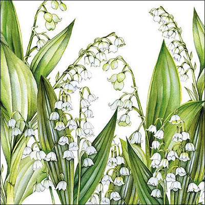 Lily of the Valley Luncheon Napkins - Lemon And Lavender Toronto
