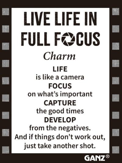 Live Life in Full Focus Charms - Lemon And Lavender Toronto