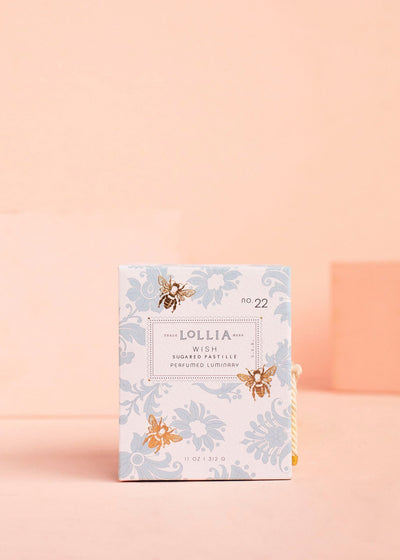 Lollia " Wish" Luxury Candle * New Packaging* - Lemon And Lavender Toronto